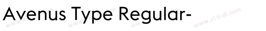 Avenus Type Regular字体转换 Avenus Type Regular字体转换